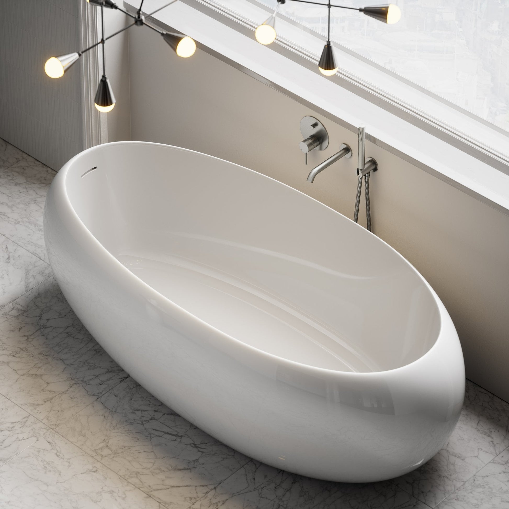 Pod Freestanding Stone Bath 1800mm