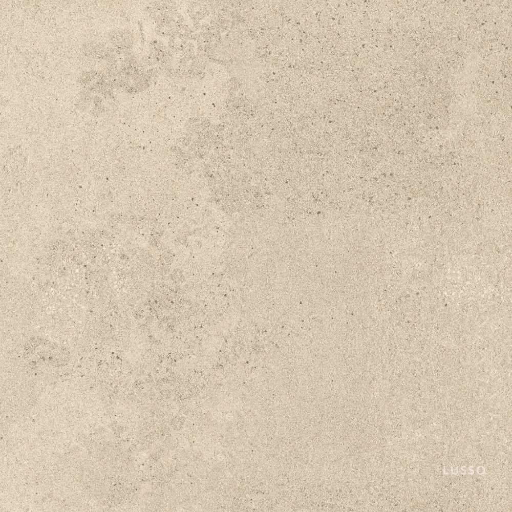 Porcini Beige Natural Stone Porcelain Wall or Floor Tile 600 x 600mm