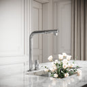 Pure Chrome Pull Out Swivel Kitchen Tap