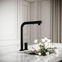 Pure Matte Black Pull Out Swivel Kitchen Tap