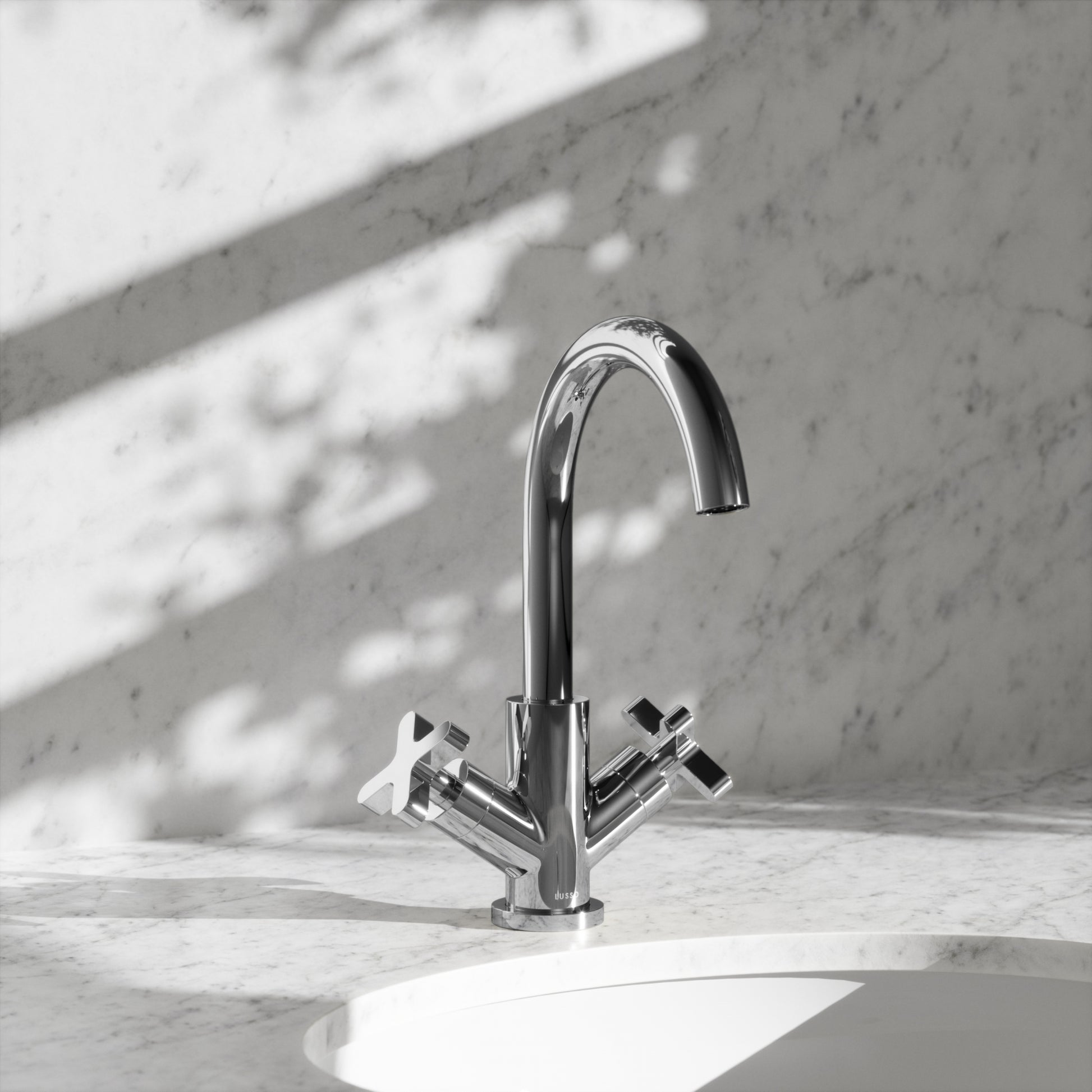 Regal Chrome Crosshead Basin Mixer Tap