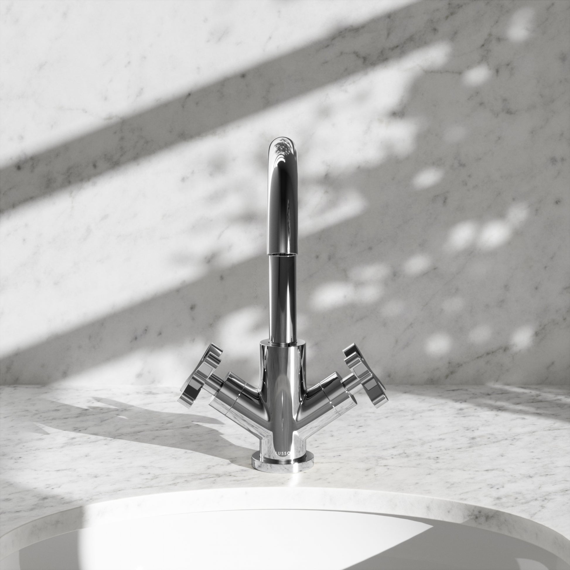 Regal Chrome Crosshead Basin Mixer Tap