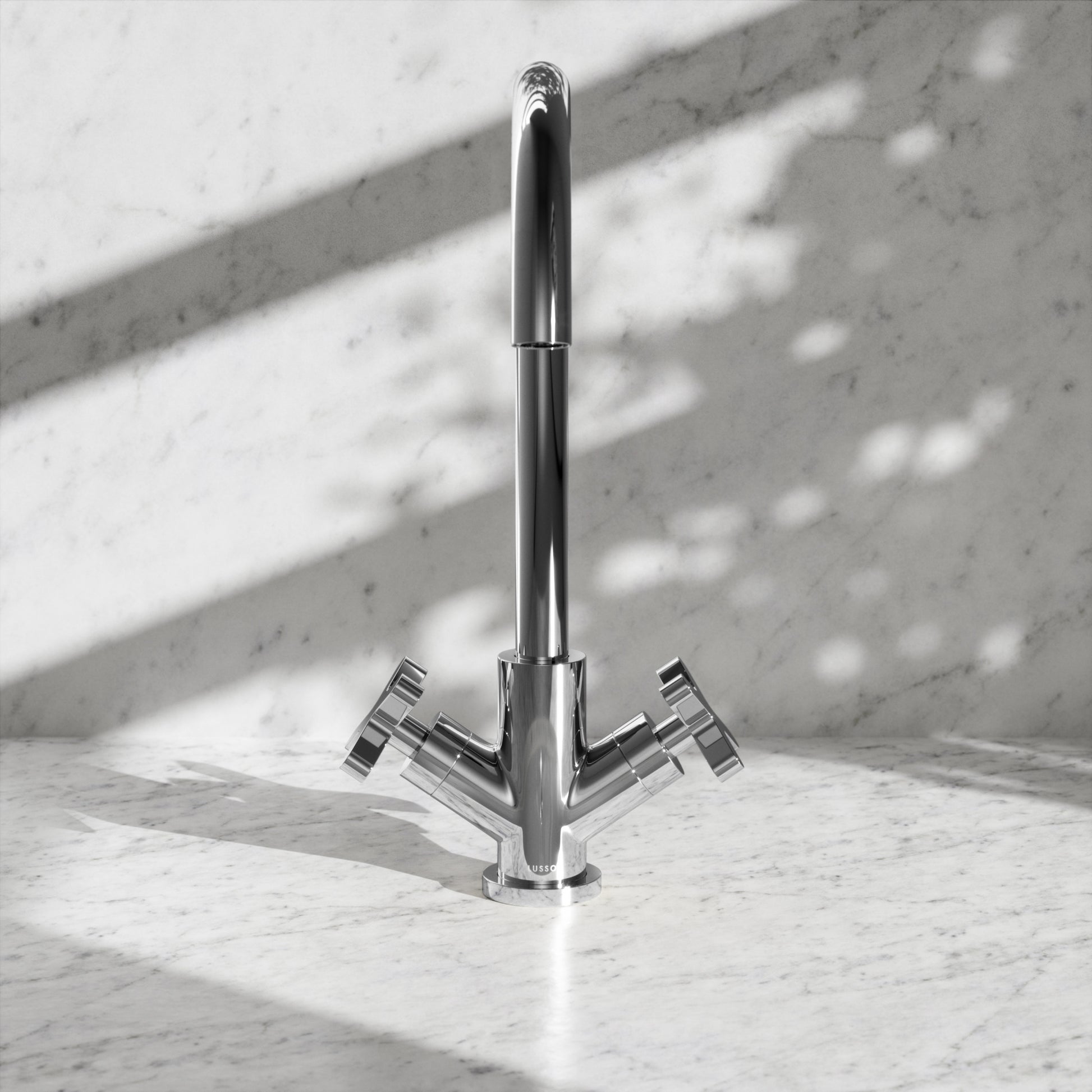 Regal Chrome Crosshead Kitchen Mixer Tap