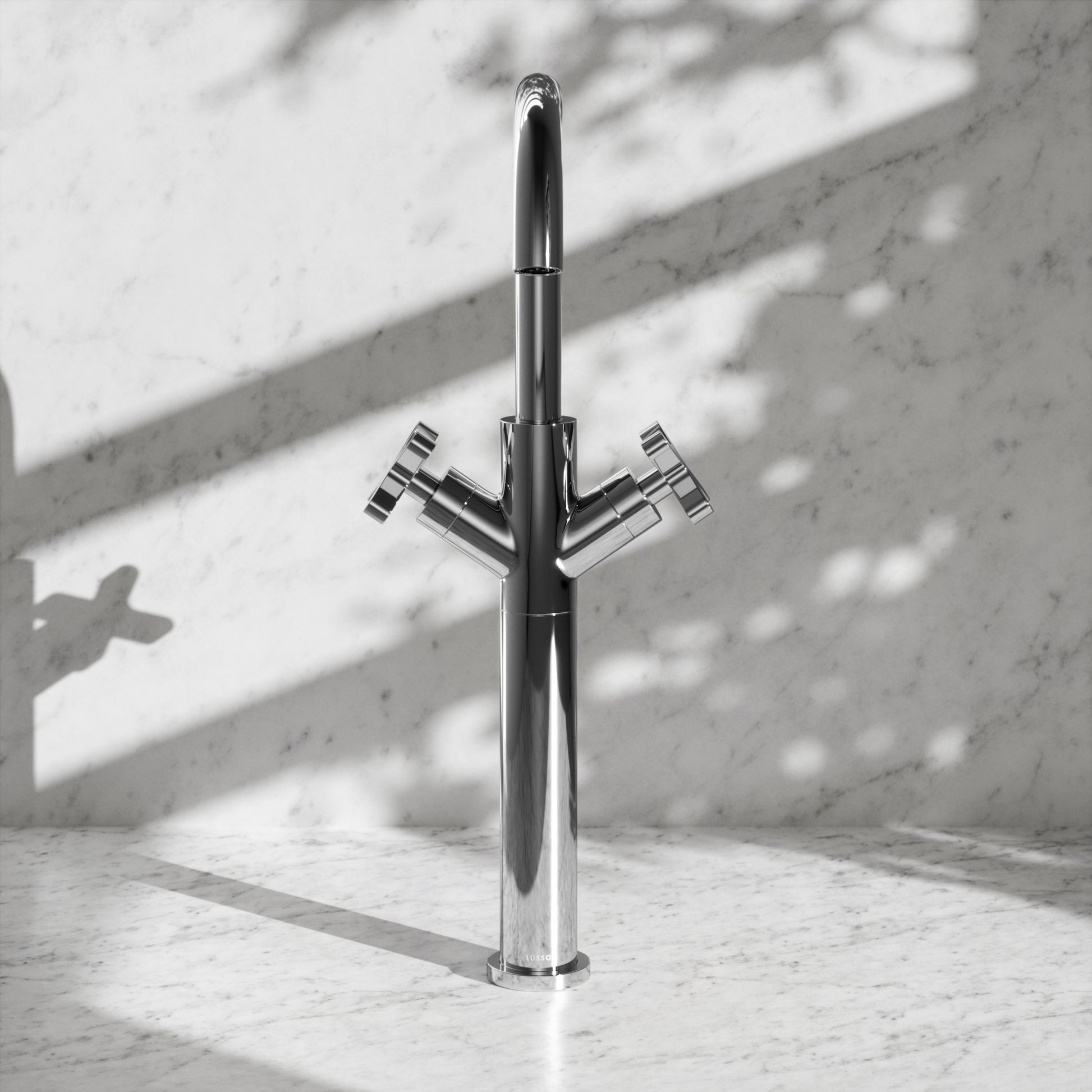 Regal Chrome Crosshead Tall Basin Mixer Tap