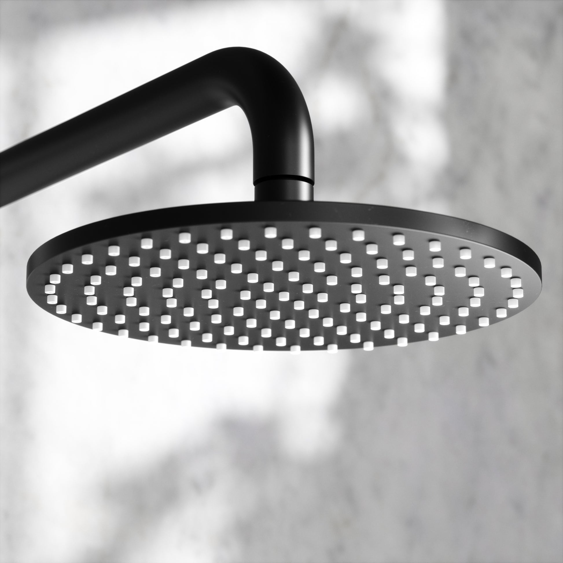 Regal Matte Black Crosshead Thermostatic 2-Way Mixer Shower System