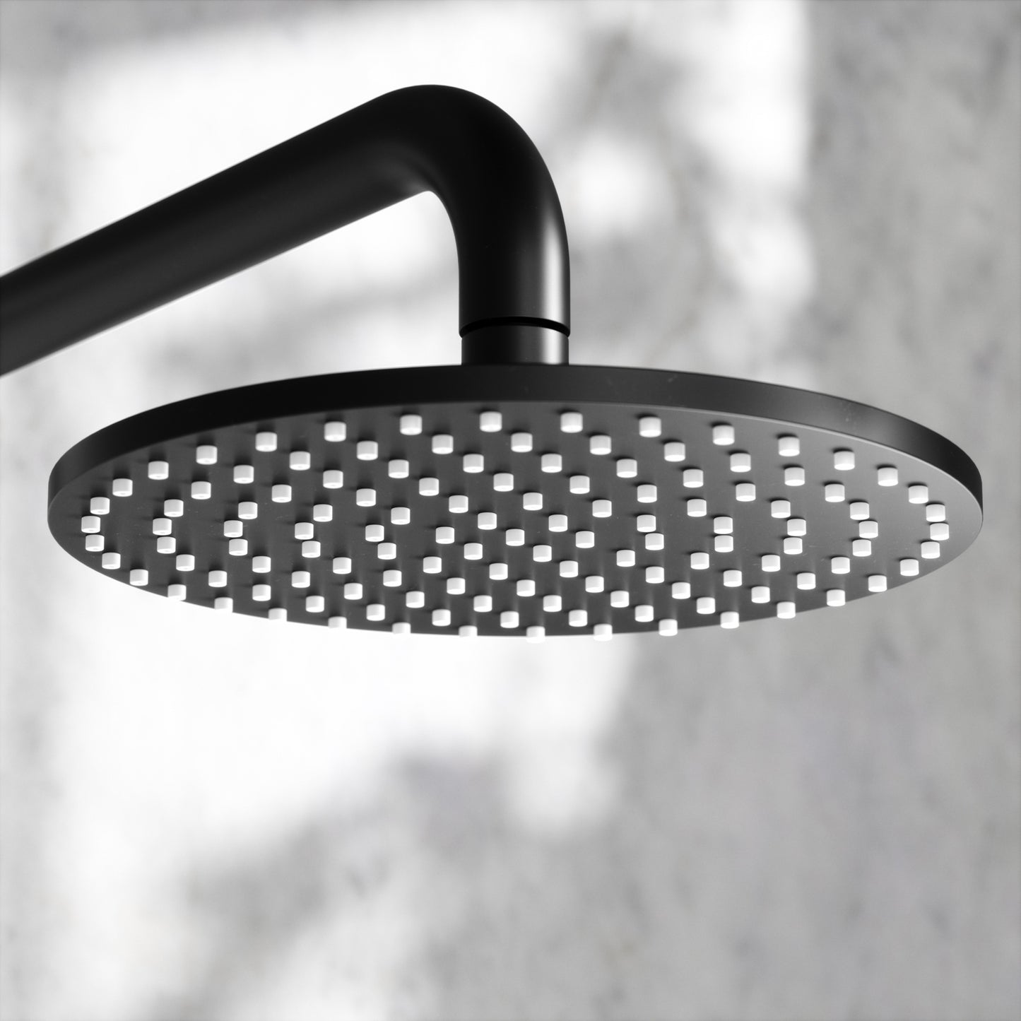Regal Matte Black Crosshead Thermostatic 3-Way Mixer Shower System