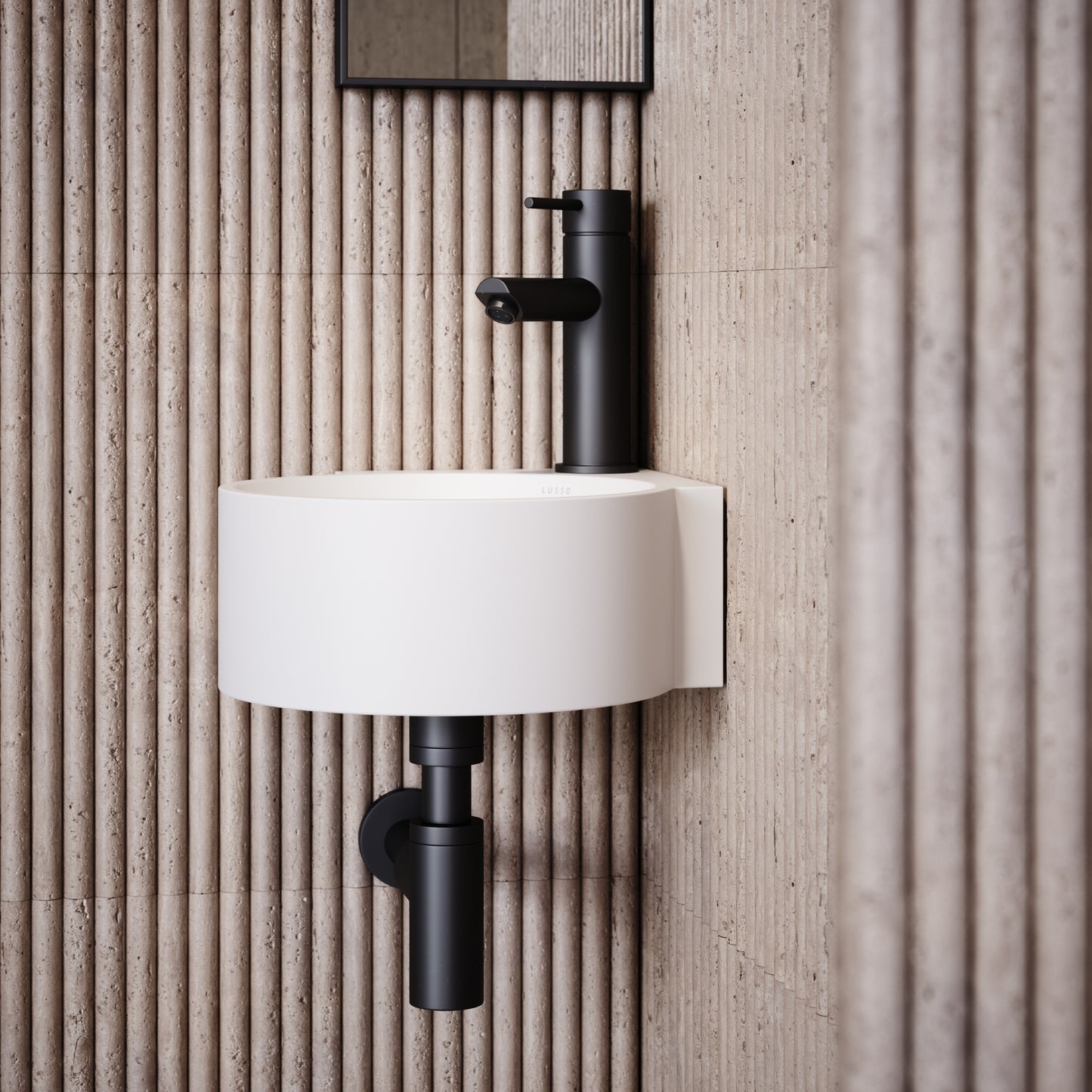Regal White Micro Corner Basin 300mm