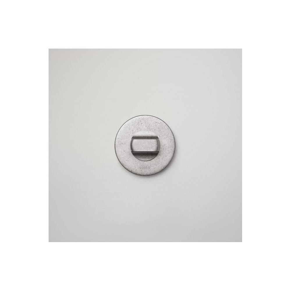 Savoy Distressed Steel WC Thumbturn with Latch