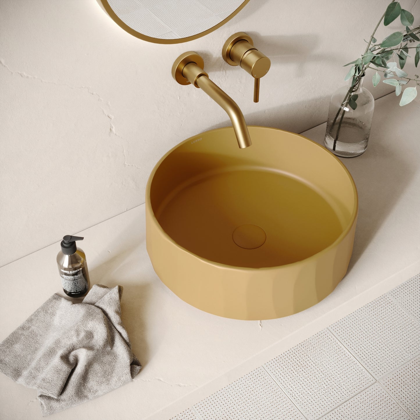 Scolpire Saffron Concrete Countertop Basin 420mm