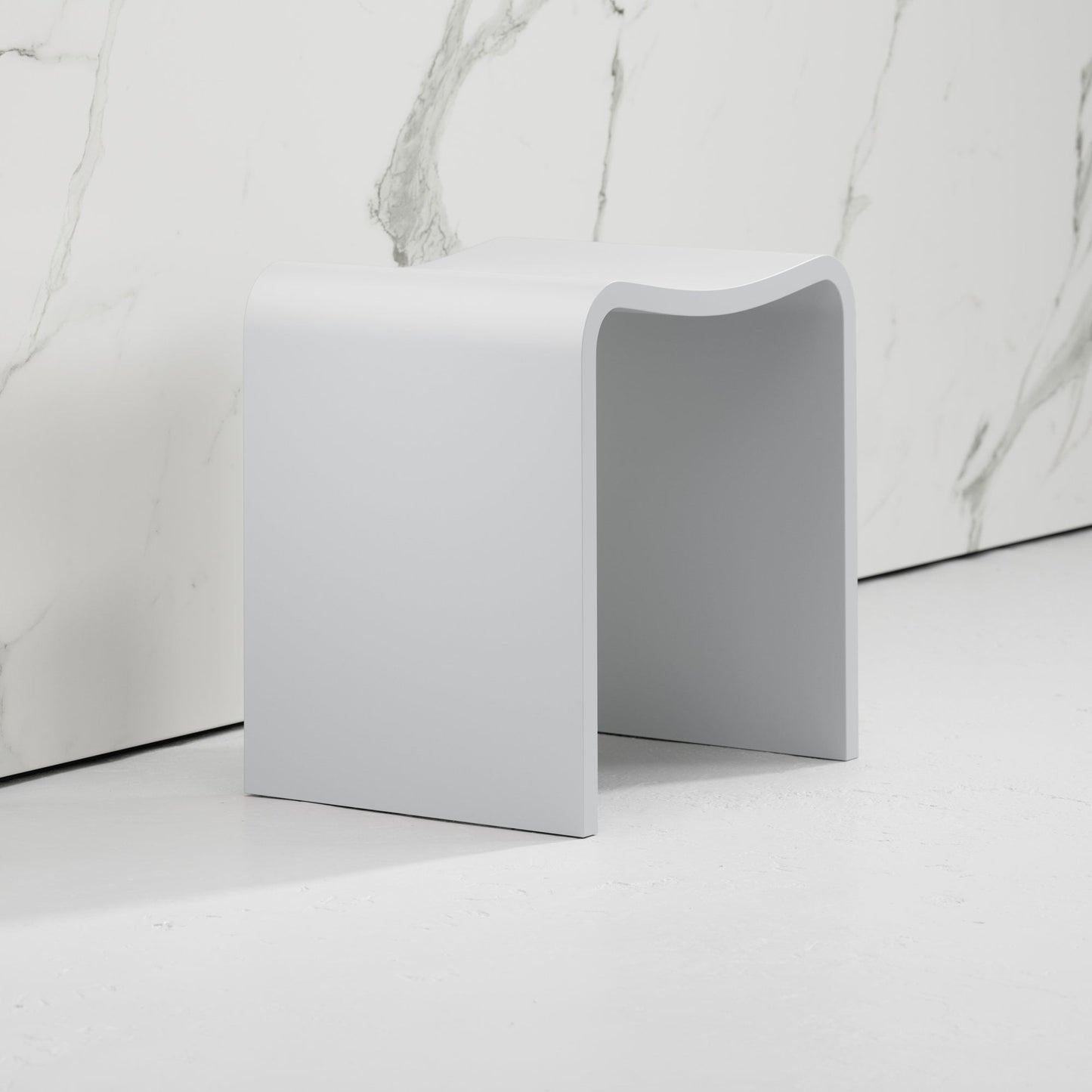 Scoop Stone Bathroom Shower Seat