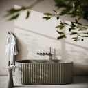 Sereno Oyster Concrete Freestanding Bath 1680mm