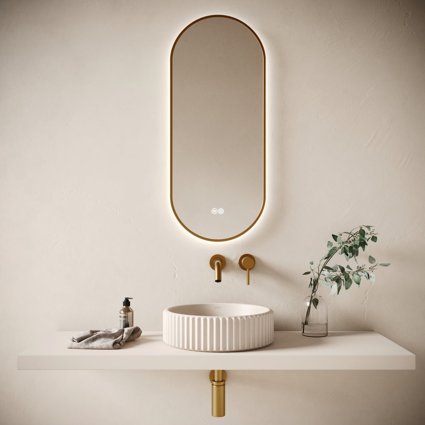 Solco Shore Concrete Countertop Basin 400mm