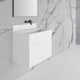 Stone Matte White Upstand Splashback 620mm