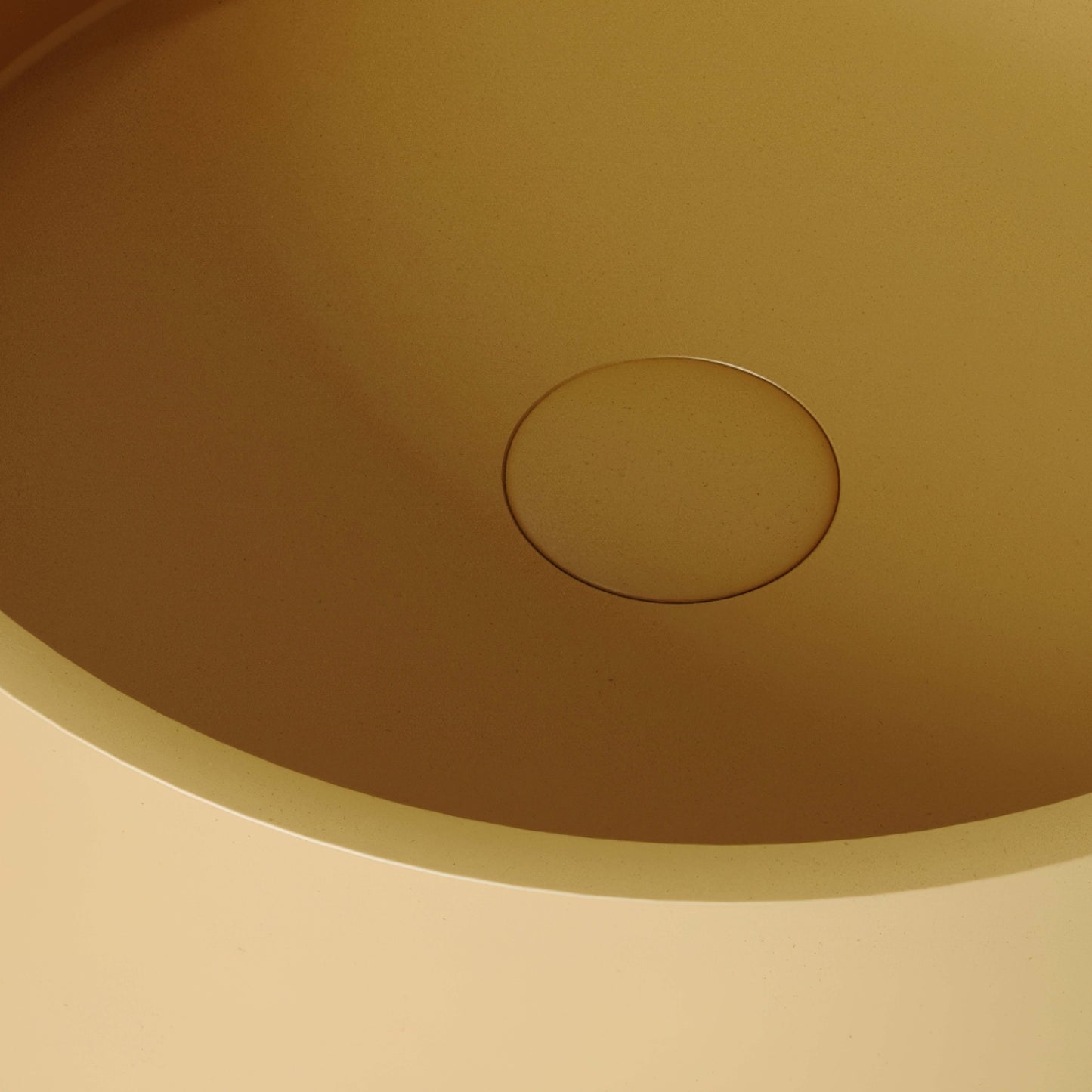 Tondo Saffron Concrete Countertop Basin 390mm