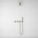 Urban Brushed Stainless Thermostatic Shower with Handheld Shower
