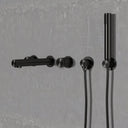 Urban Gunmetal Black Wall Mounted Bath Mixer Shower Tap