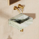 Vasel Jade Green Marble Wall Hung Basin 300mm