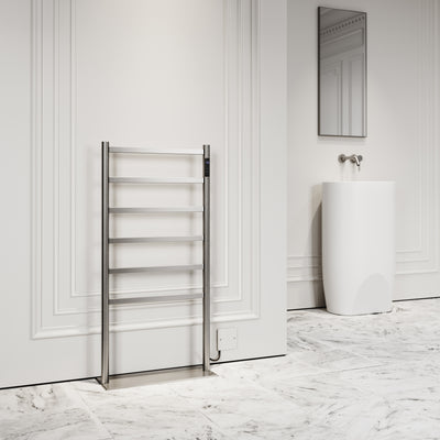 Vetro Chrome Floorstanding Heated Towel Warmer