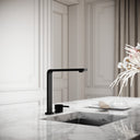 Vuito Modern Square Kitchen Tap Matte Black