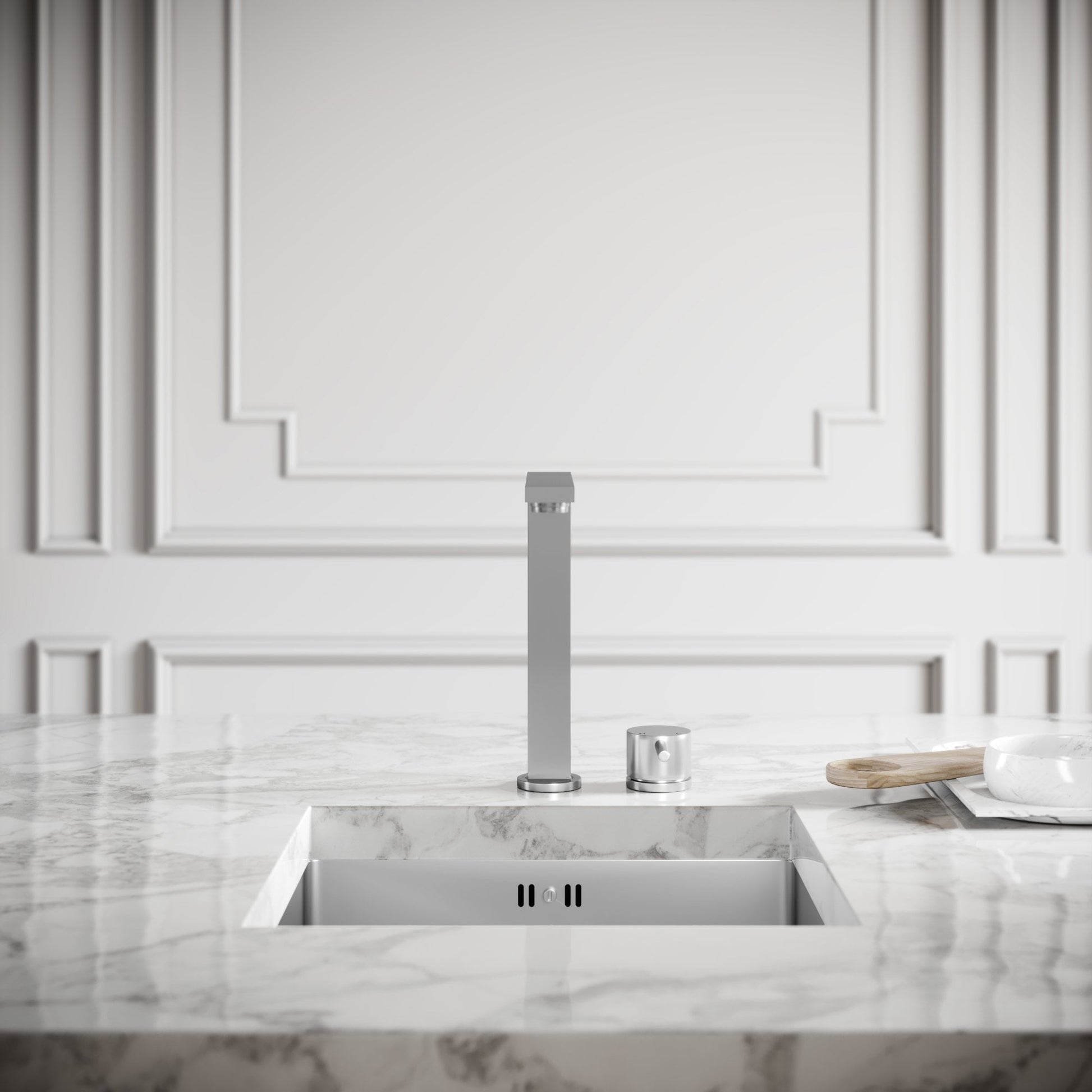 Vuito Modern Square Kitchen Tap Stainless
