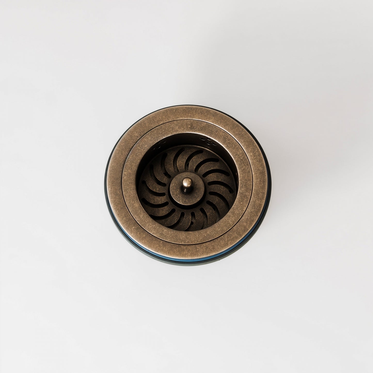 Windsor Aged Bronze Kitchen Basket Strainer Waste Kit