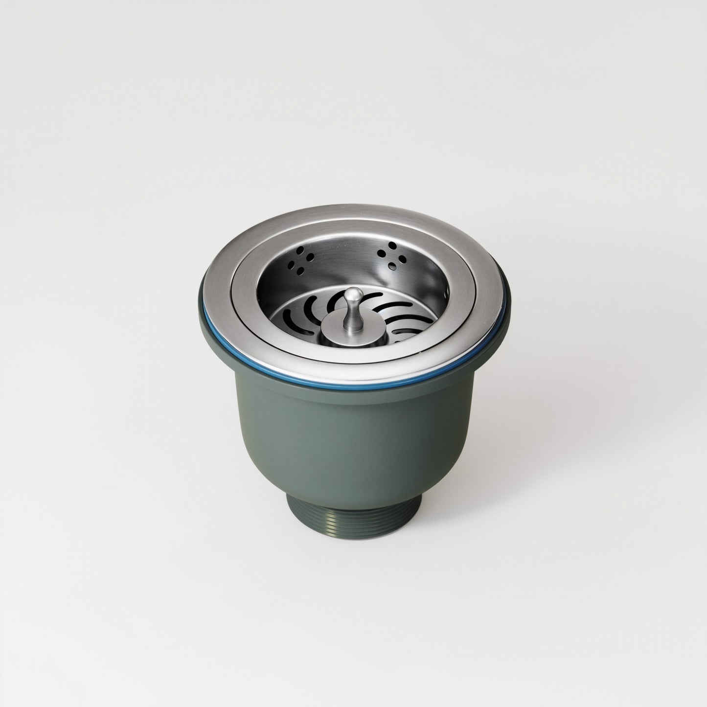 Windsor Brushed Stainless Kitchen Basket Strainer Waste Kit