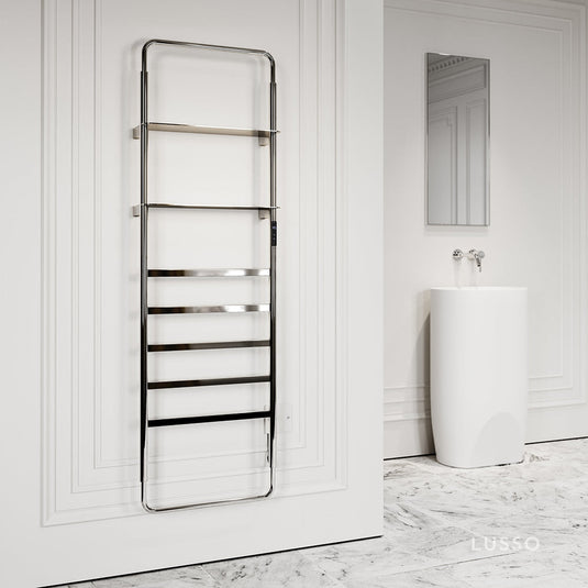 Chrome Bathroom Radiators - LUSSO