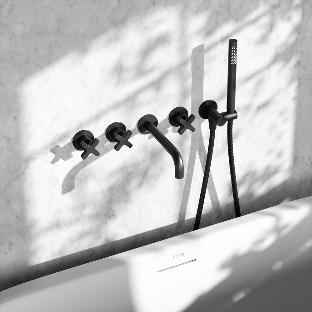 Wall Mounted Bath Taps Luxury Wall Spouts and Mixers - LUSSO – Page 2