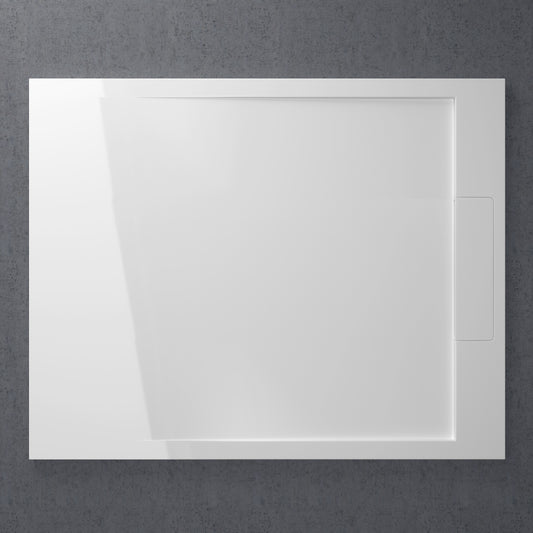 Opulence Matte Black Complete Walk In Shower Enclosure - KIT A - All Sizes