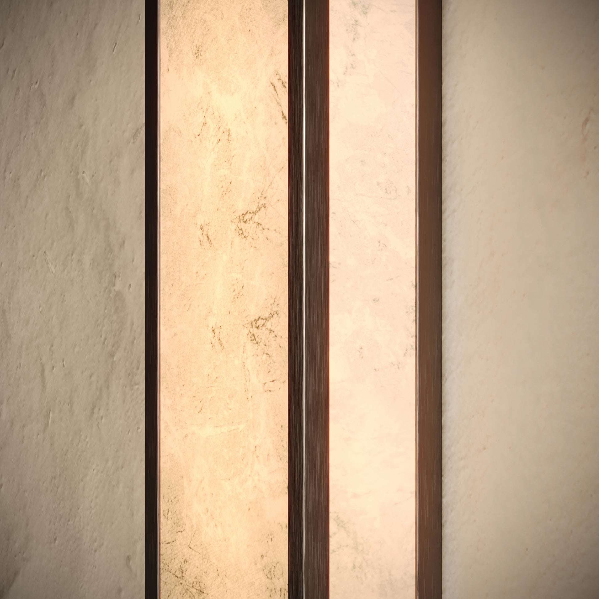 Luceva Alabaster LED Wall Sconce Light Deep Bronze 450mm