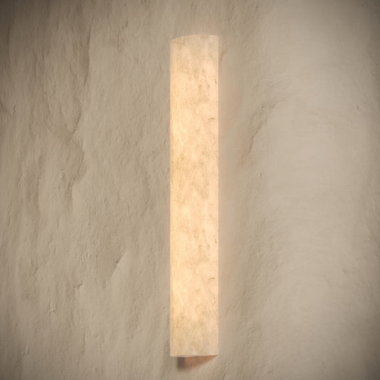 Radiante Alabaster IP44 LED Wall Sconce Light 500mm