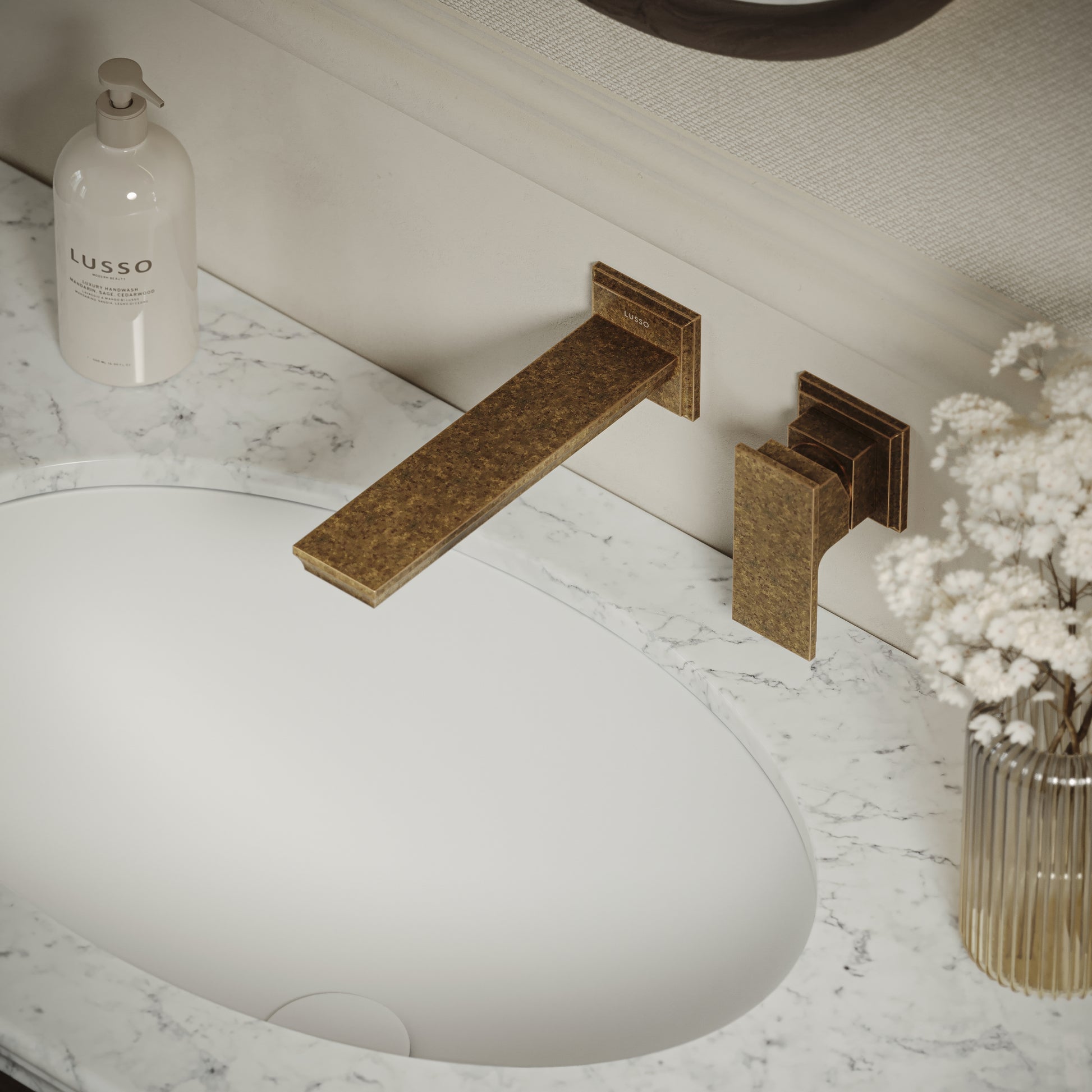 Arc Oval Undermount Stone Basin 560mm