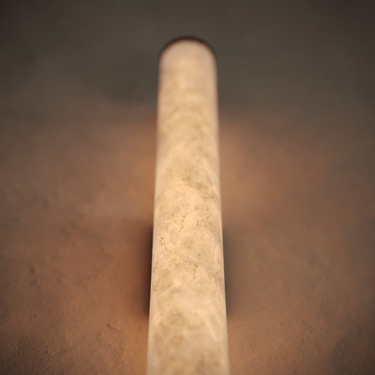 Alabastro Alabaster LED Wall Sconce Light with Burnished Brass Fittings 600mm