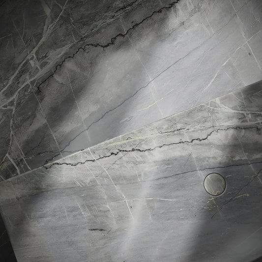 Levitare Amazon Blue Marble Ultra Thin Wall Mounted Basin 1000mm