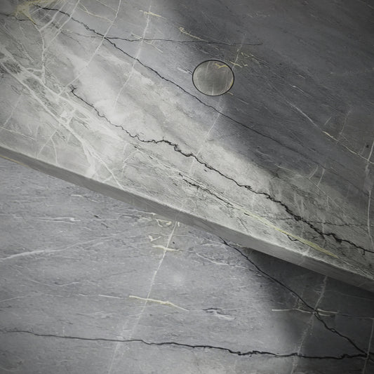 Levitare Amazon Blue Marble Ultra Thin Wall Mounted Basin 1000mm