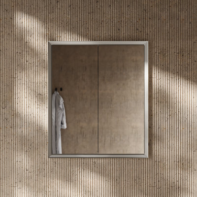 Aero Recessed LED Mirror Cabinet 600mm