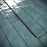 Antique Metro Serene Teal Glazed Porcelain Tile Sample