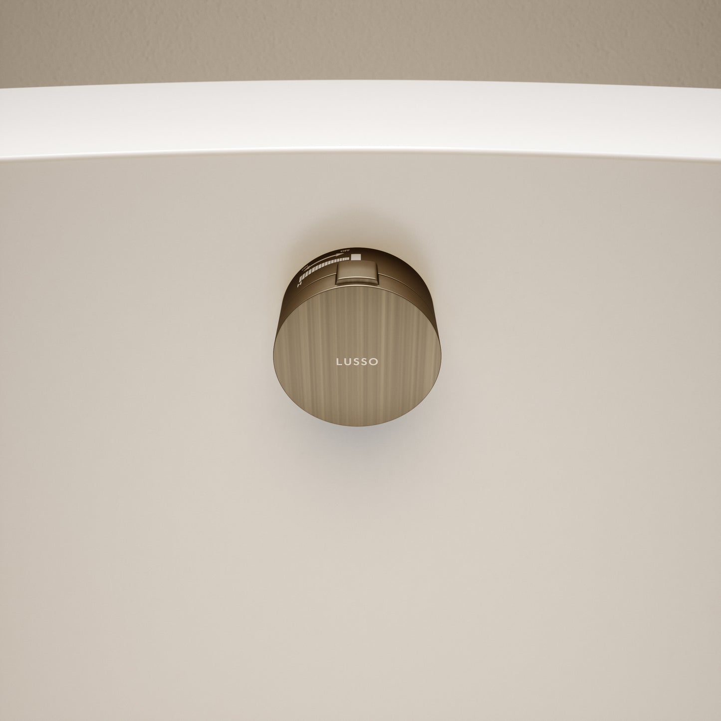 Aquaflow Brushed Bronze Overflow Bath Filler Tap with Overflow & Waste