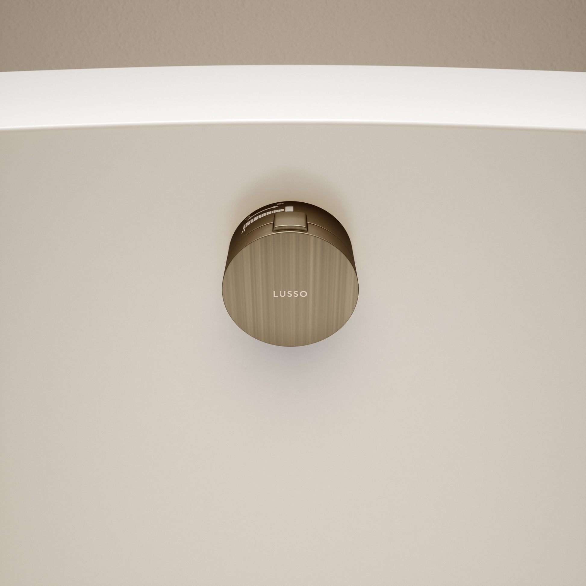 Aquaflow Brushed Bronze Overflow Bath Filler Tap with Overflow & Waste