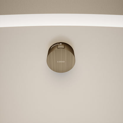 Aquaflow Brushed Bronze Overflow Bath Filler Tap with Overflow & Waste