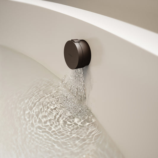 Aquaflow Deep Bronze Overflow Bath Filler Tap with Overflow & Waste
