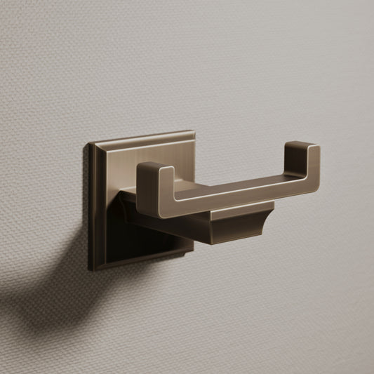 Baroque Brushed Bronze Double Robe Hook