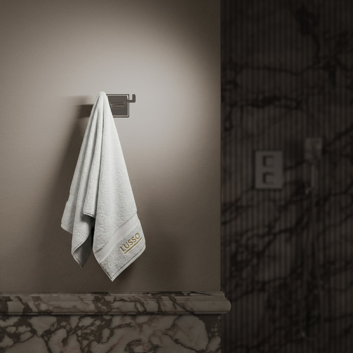 Baroque Chrome Double Robe Hook