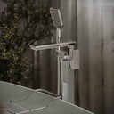 Baroque Chrome Floorstanding Bath Shower Mixer Tap