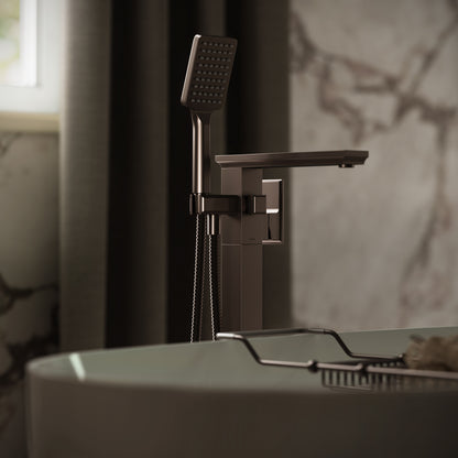 Baroque Deep Bronze Floorstanding Bath Shower Mixer Tap