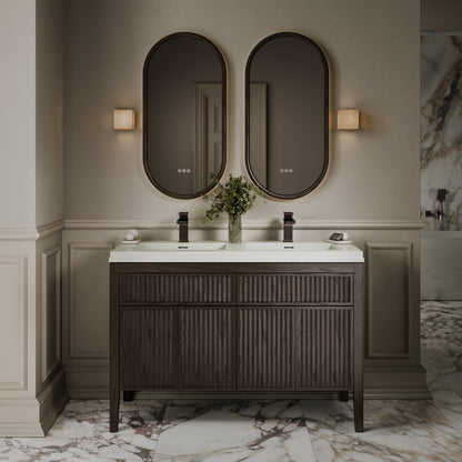 Baroque Deep Bronze Monobloc Basin Mixer Tap