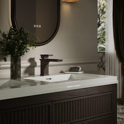 Baroque Deep Bronze Monobloc Basin Mixer Tap