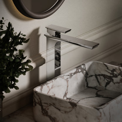 Baroque Chrome Monobloc Tall Basin Mixer Tap