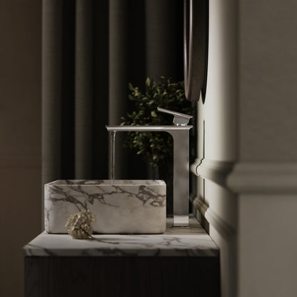 Baroque Chrome Monobloc Tall Basin Mixer Tap