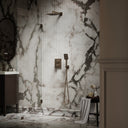 Baroque Brushed Bronze Thermostatic Shower with Handheld Shower